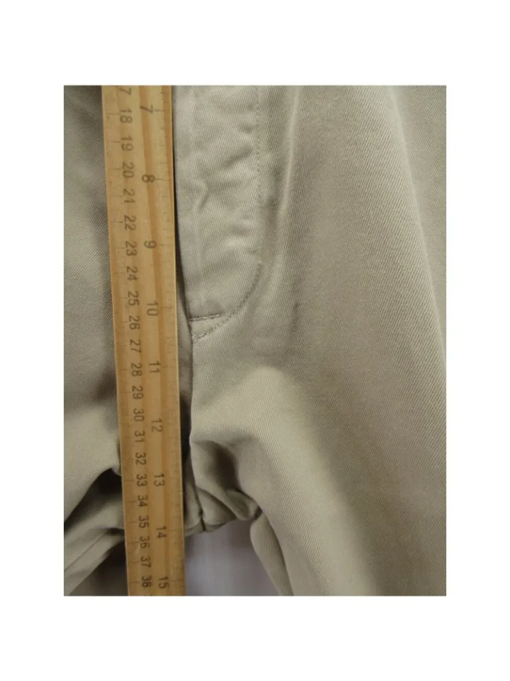 VGT Polo Ralph Lauren Pants 36 Khaki Chino Field Button Fly 36X36 USA